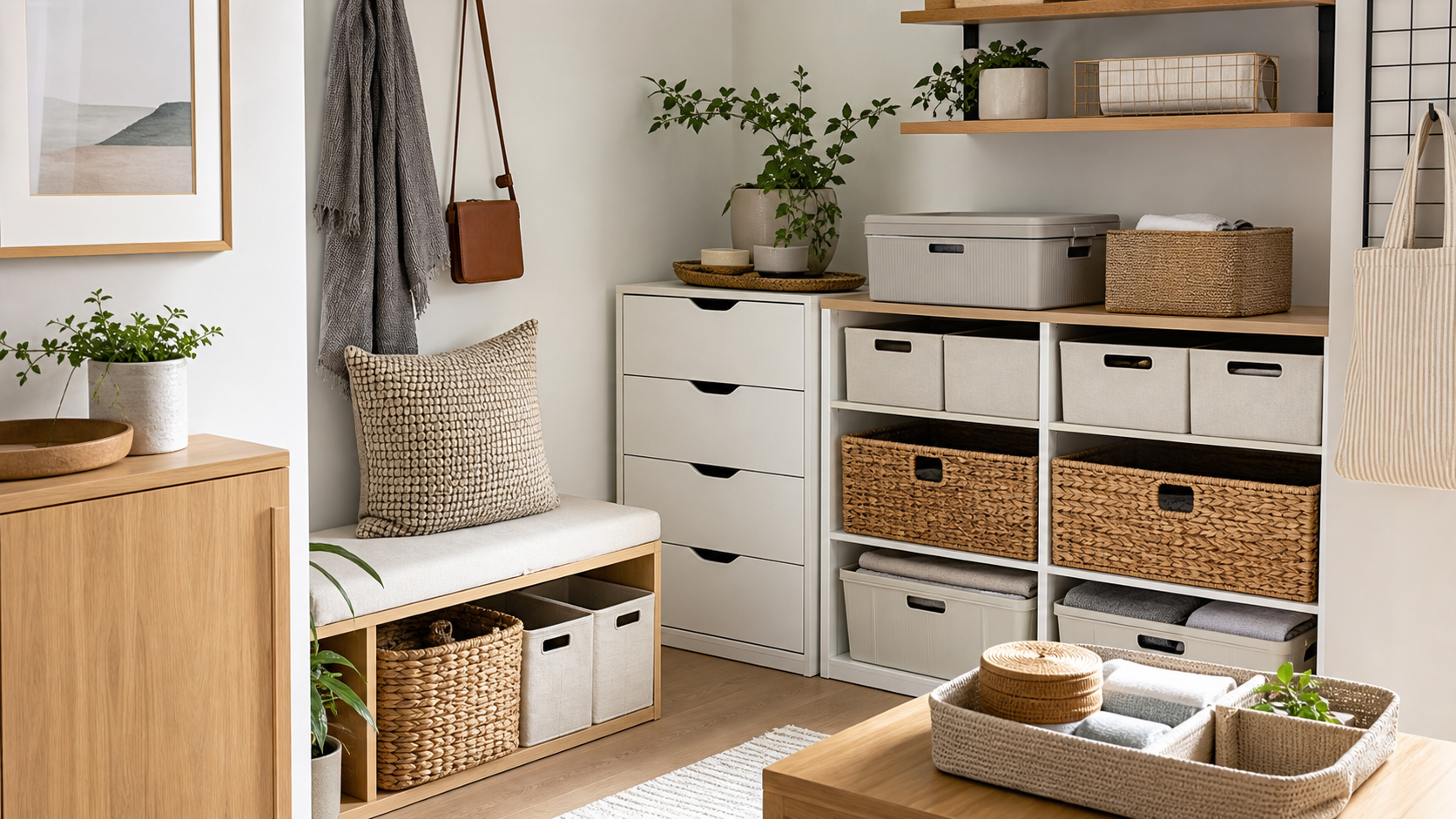 Small Space Storage Solutions for a Clutter-Free Home - Ordalya organization guide