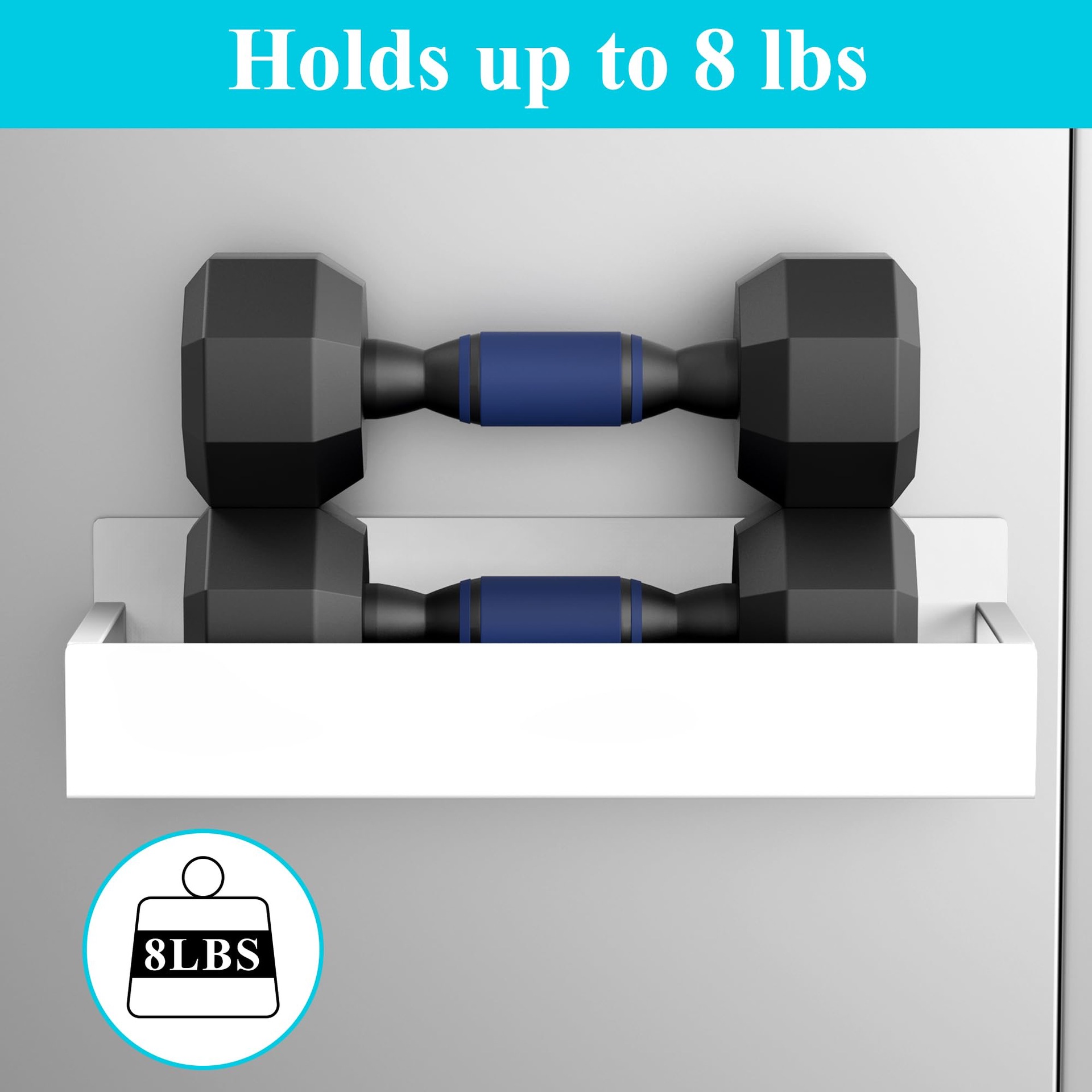 Magnetic Refrigerator Shelf – 2-Pack Kitchen Organizer image 7