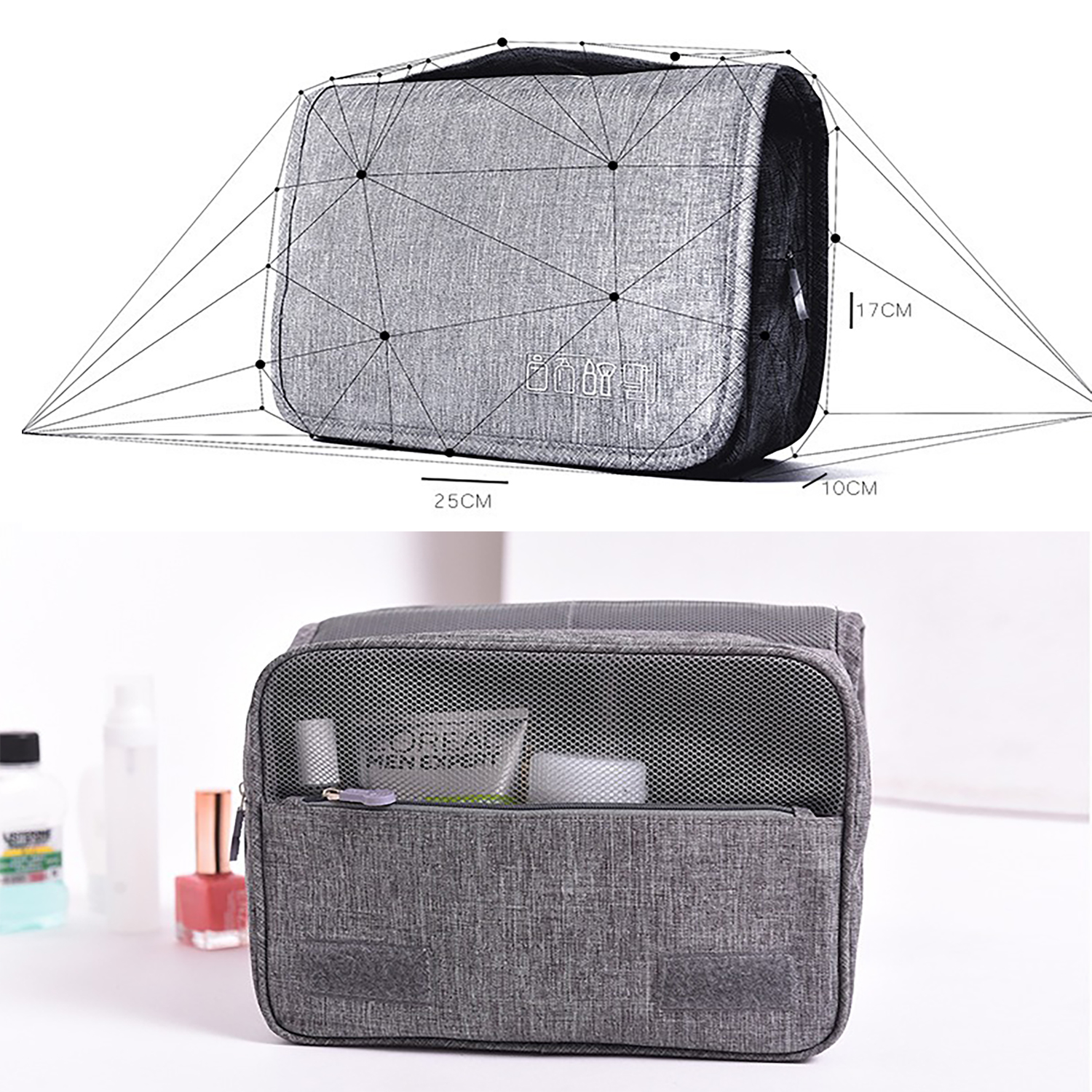 Travel Hanging Toiletry Bag Organizer image 10